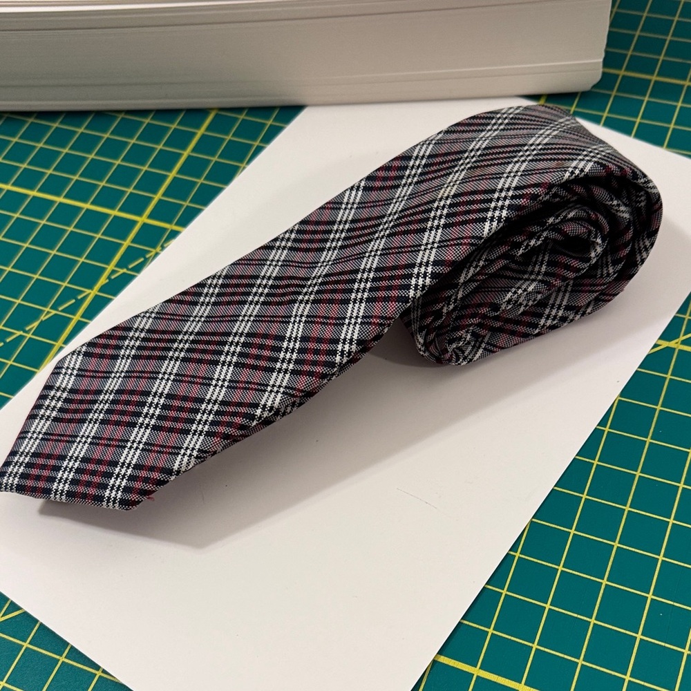 Penguin, classic silk plaid tie